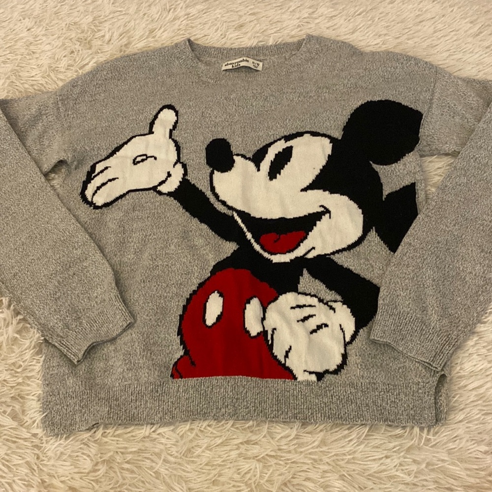 Abercrombie kids Mickey Mouse sweater